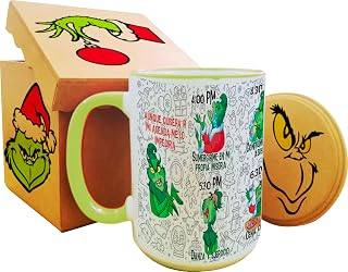 Taza Grande del Grinch con caja y portatazas